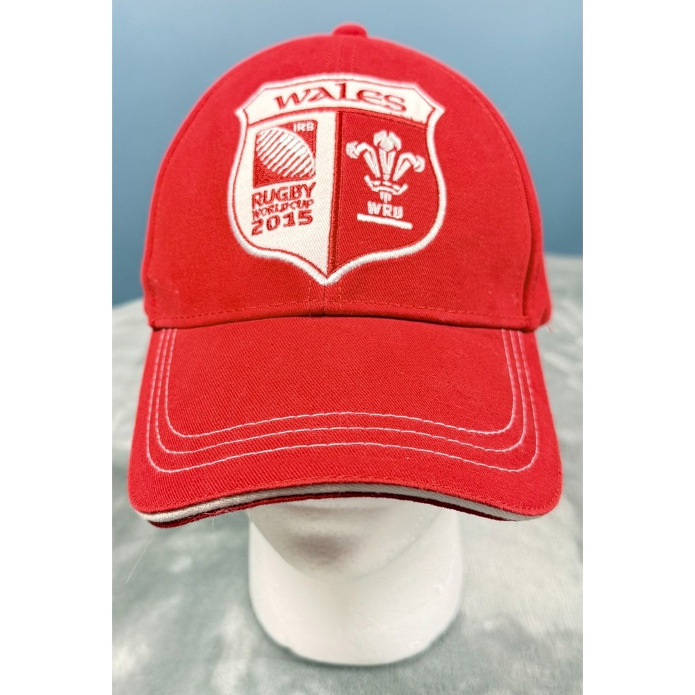 Wales Rugby World Cup 2015 WRB Mens Hat Cap Red IRB One Size